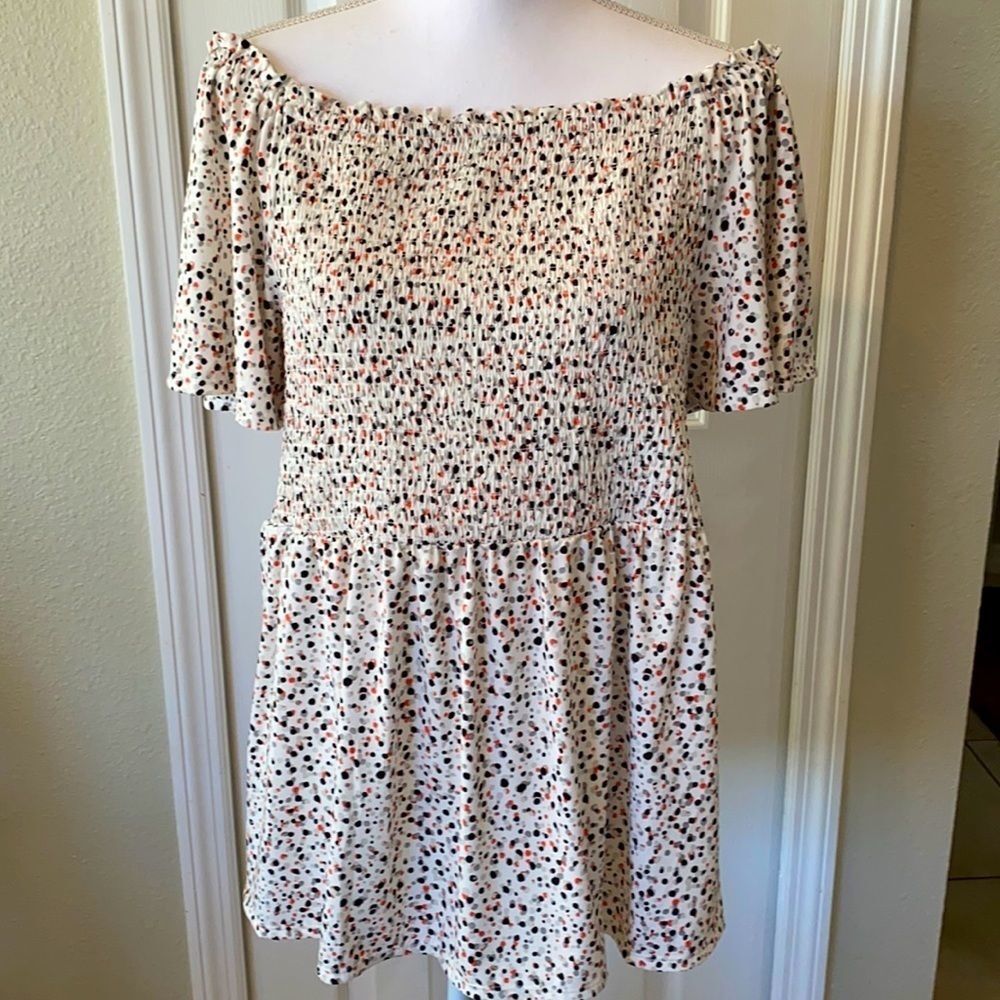 Robert Louis Elastic gathering top XL